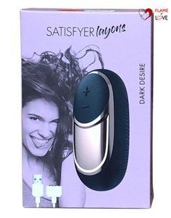 Потужний вібратор Satisfyer Lay-On - Dark Desire, водонепроникний, 10 режимів роботи