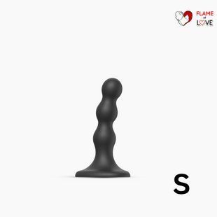 Насадка для страпона Strap-On-Me Dildo Plug Balls Black S