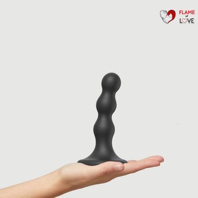 Насадка для страпона Strap-On-Me Dildo Plug Balls Black S