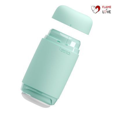 Мастурбатор TENGA PUFFY MINT GREEN, ультрам&rsquo;який матеріал, багаторазовий, наскрізний