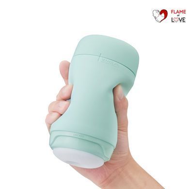 Мастурбатор TENGA PUFFY MINT GREEN, ультрам&rsquo;який матеріал, багаторазовий, наскрізний