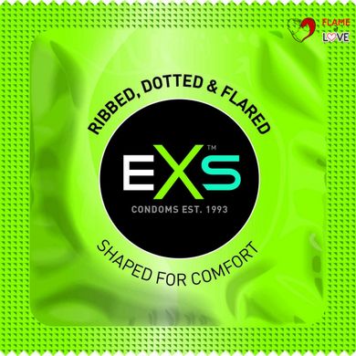 Презервативи EXS Ribbed & Dotted 12 Pack
