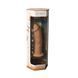 Фалоімітатор SilexD Robby Caramel (MODEL 2 size 6in), двошаровий, силікон + Silexpan, діаметр 3,5см - 7