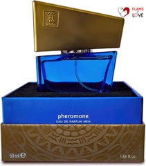 Духи з феромонами чоловічі SHIATSU Pheromone Fragrance men darkblue 50 ml