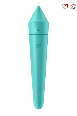 Потужна віброкуля з функцією керування зі смартфона Satisfyer Ultra Power Bullet 8, бірюзовий