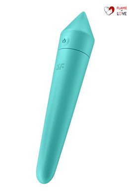 Потужна віброкуля з функцією керування зі смартфона Satisfyer Ultra Power Bullet 8, бірюзовий