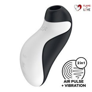 Вакуумний стимулятор для клітора з вібрацією, Orca Satisfyer (Німеччина)