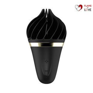Морозиво-спінатор Satisfyer Lay-On - Sweet Treat Black/Gold, 10 режимів роботи, водонепроникний