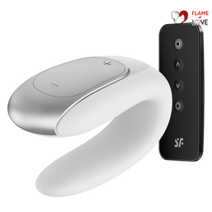 Смарт вібратор для парDouble Funколір: білийSatisfyer (Німеччина)