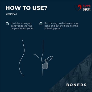 Ерекційне кільце Boners Stimulating Ball Pouch