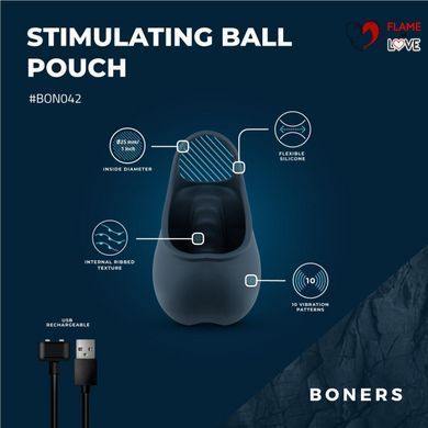 Ерекційне кільце Boners Stimulating Ball Pouch