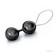 Вагінальні кульки LELO Luna Beads Noir Black, зміщений центр ваги, діаметр 2,9 см, 2х37 г - 1