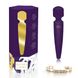 Вібромасажер Rianne S: Bella Mini Wand Purple, 10 режимів, медичний силікон, подарункове паковання - 6