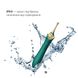 Вагінально-кліторальний вібратор Zalo — Bess Turquoise Green, багатофункціональний із насадками - 5