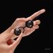 Вагінальні кульки LELO Luna Beads Noir Black, зміщений центр ваги, діаметр 2,9 см, 2х37 г - 4
