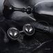 Вагінальні кульки LELO Luna Beads Noir Black, зміщений центр ваги, діаметр 2,9 см, 2х37 г - 5