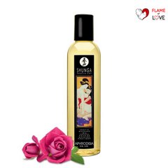 Масажна олія Shunga Aphrodisia – Roses (250 мл) натуральна зволожувальна