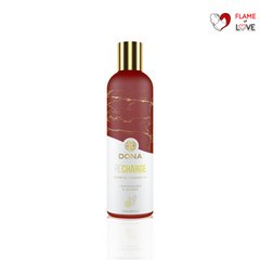 Натуральна масажна олія DONA Recharge — Lemongrass & Gingerl (120 мл) з ефірними оліями