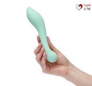 Фалоімітатор DISCREET Discreet Silicone G-spot Dildoколір: блакитний, 15 см So Divine (Велика Британія)