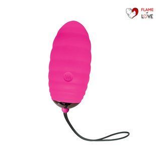 Віброяйце Adrien Lastic Ocean Breeze 2.0 Pink, пульт ДК, дуже потужний мотор, 10 віброрежимів