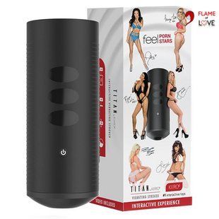 Інтерактивний мастурбатор Kiiroo Titan Feel Pornstars Experience, 9 вібромоторів, теледільдоніка