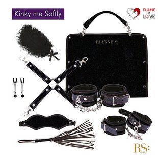 Подарунковий набір для BDSM RIANNE S &mdash; Kinky Me Softly Black: 8 предметів для задоволення