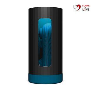 Смарт-мастурбатор LELO F1S V3 XL Teal, збільшений, 2 мотори, 8 режимів, стимуляція звуковими хвилями