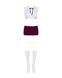 Еротичний костюм студентки Obsessive Student 4 pcs costume S/M, топ, спідниця, стринги, гольфи - 3