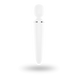 Вібромасажер Satisfyer Wand-er Woman (White/Chrome), водонепроникний, потужний, розмір XXL - 4