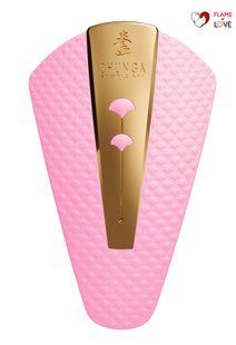 Кліторальний вібратор Shunga Obi Light Pink