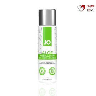 Змазка на водній основі JO H2O Organic Aloe (120 мл), зволожувальний та заспокійливий ефект