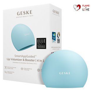Пристрій для збільшення обʼєму губ GESKE Lip Volumizer&Booster 4в1 Big turquoise, One Size