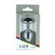 Металева анальна пробка Lux Active з трояндою - Rose Anal Plug - Black, віброкуля в подарунок - 5