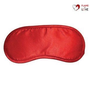 Маска на глаза Sex And Mischief - Satin Red Blindfold, тканевая, красная, One Size