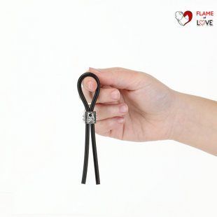 Ерекційне кільце-ласо LUX Active Tether Adjustable Silicone Cock Tie, регульоване