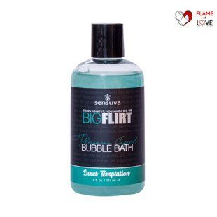 Піна для ванни Sensuva &mdash; Big Flirt Pheromone Bubble Bath &mdash; Sweet Temptation (237 мл)