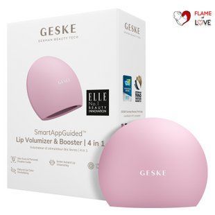 Пристрій для збільшення обʼєму губ GESKE Lip Volumizer&Booster 4в1 Big pink, One Size