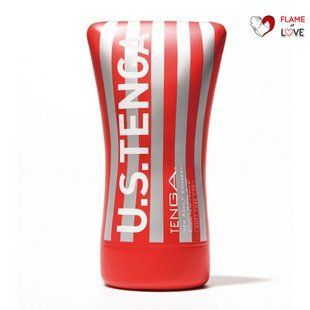 Мастурбатор Tenga US Soft Tube Cup (м&rsquo;яка подушечка велика), стискальний, суперпотужне всмоктування