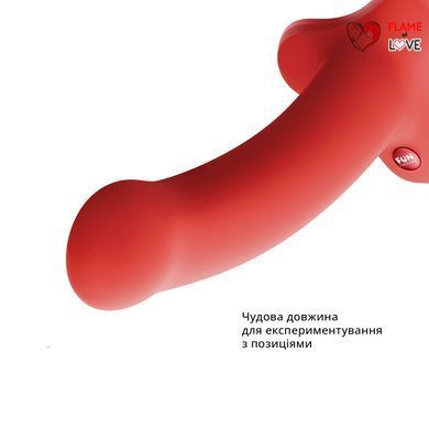 Фалоімітатор Fun Factory MAGNUM, помаранчевий, дуже гнучкий, довжина 18,3 см, діаметр 3,7 см