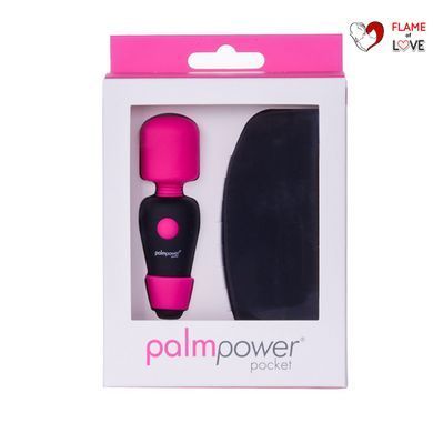 Мінівібромасажер PalmPower Pocket із чохлом на блискавці, водостійкий, перезаряджуваний, довжина 9см