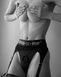 Трусики для страпона з підв&rsquo;язками для панчіх Strap-On-Me REBEL HARNESS - XS - 9