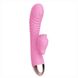 Вібратор-кролик з підігрівом і пустотливим язичком для клітора Leten Wonderful Pink - 1
