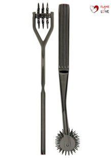 Колесо Вартенберга гольчасте на 3 ряди зубців Doc Johnson Kink- Spike - Solid Metal Pinwheel - 3 Whe