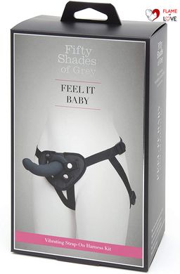 Набір Vibrating Strap-on Harness Kit Колекція: Feel it Baby Fifty Shades of Grey (Великобританія)