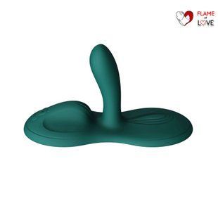 Sit-on-top смарт-вібратор Zalo &ndash; Flora Smart Vibrating Pad Turquoise Green, 9 моторів