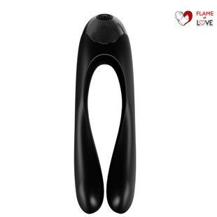 Вібратор на палець Satisfyer Candy Cane Black