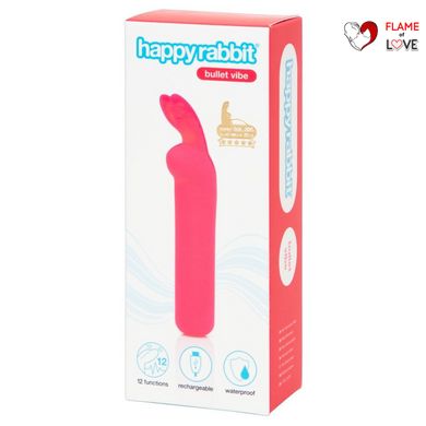 Міні вібратор Happy Rabbit Rechargeable Bullet Pink