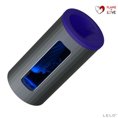 Смарт мастурбатор LELO F1S V2 Blue, вібрації, технологія SENSONIC, гра в застосунку