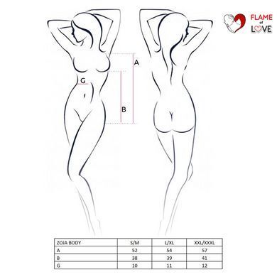 (SALE) Боді монокіні з глибоким декольте ZOJA BODY black S / M - Passion Exclusive