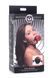Кляп з трояндою Master Series: Eye-Catching Ball Gag With Rose, чорно-червоний - 8
